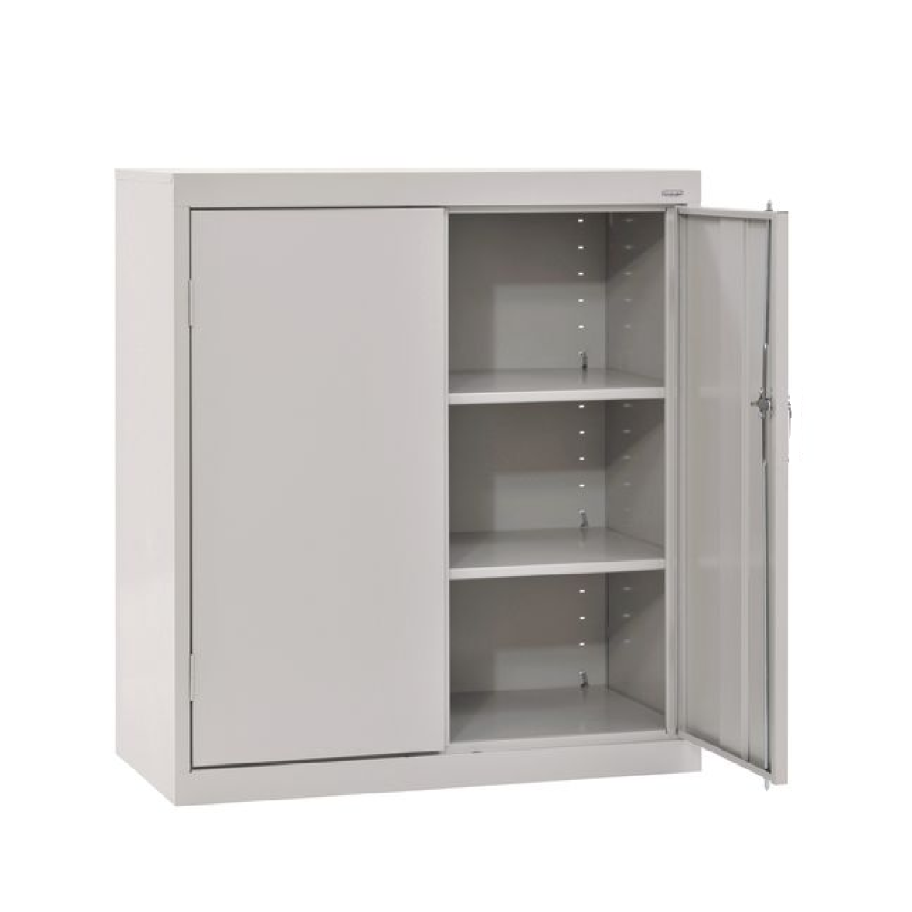 SY203-1 HALF HEIGHT 2 DOOR Metal Cabinet (SWING DOOR) Comes With 2 Shelves